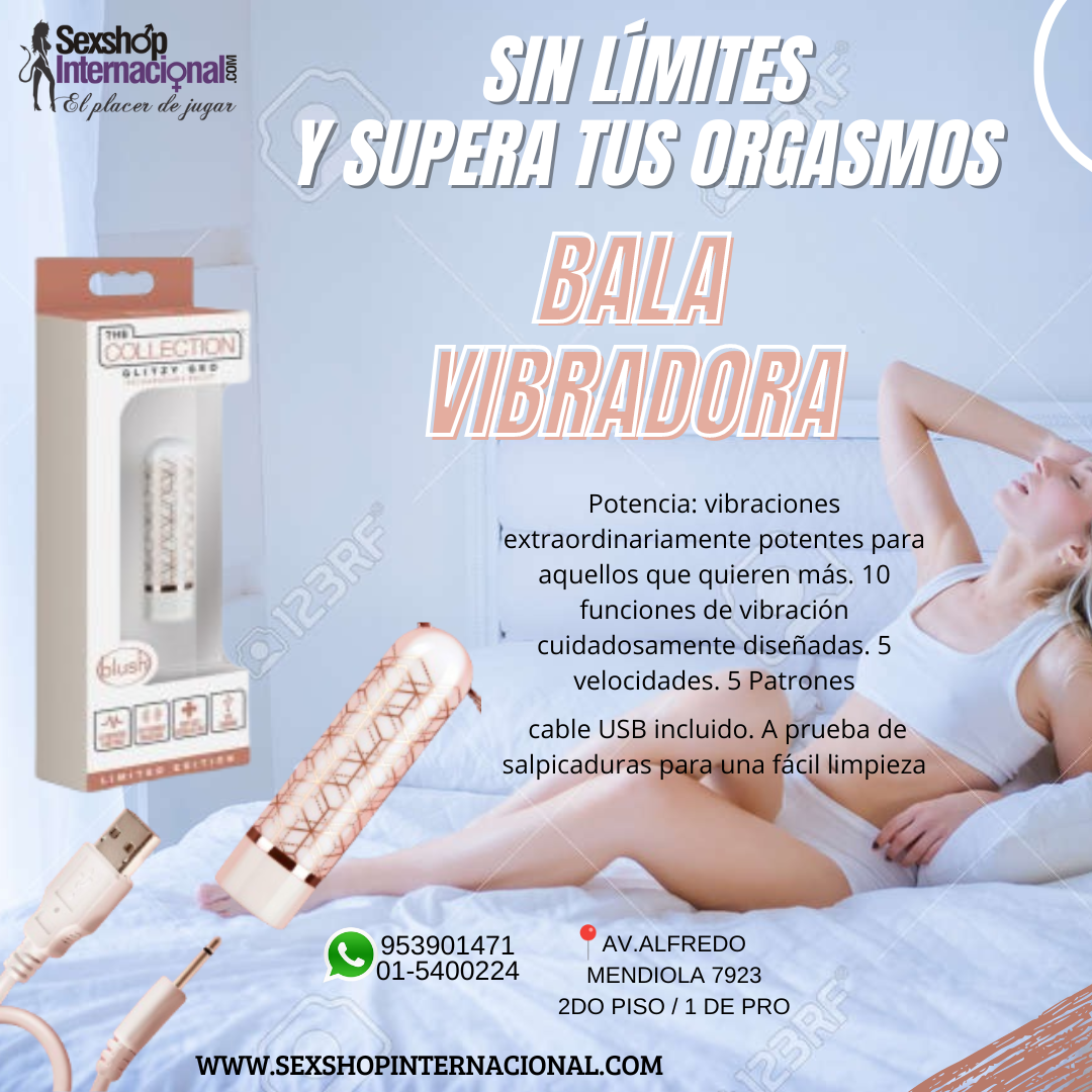  Vibrador recargable de 10 funciones